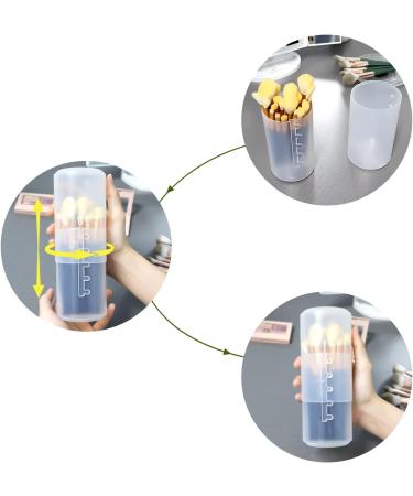 OCHEAL 2 Pack Makeup Brush Holder Organizer - Travel Case, Retractable, Vanity Storage Cup - Clear Plastic, Ideal for Makeup Artists - Buy Online on GoSupps.com