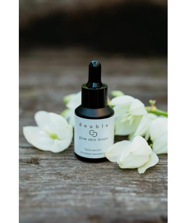 Colway Double C Glow Skin Drops 30 ml vitamin C serum for face and neck antiaging and rejuvenating facial care reduces wrinkles fine lines and aging - Buy Online on GoSupps.com