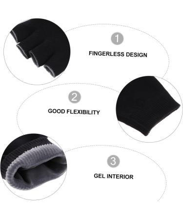 minkissy 2 Pairs Half Finger Moisturizing Gloves Bedtime Gloves Essential Oil Gloves Gel Spa Gloves Womens Gloves Moisturizing Hand Gel Gloves Touch Miss Plant Essential Oil Apparel - Buy Online on GoSupps.com