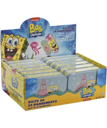 Buy Spongebob Children's Plaster Set - 6 Pieces in Metal Box | Fun & Functional Storage for Kids | Ideal for Backpacks & Handbags - Buy Online on GoSupps.com