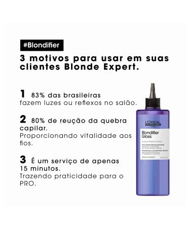 S rie Expert Blondifier Gloss Concentrate 400ml - Enhance Blonde Shine | International Shipping Available - Buy Online on GoSupps.com