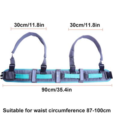 ZXJDP Gang Belt Transfer Straps | Padded Handles & One-Click Buckle for Lifting Seniors | Essential Home Care for Elders - Buy Online on GoSupps.com