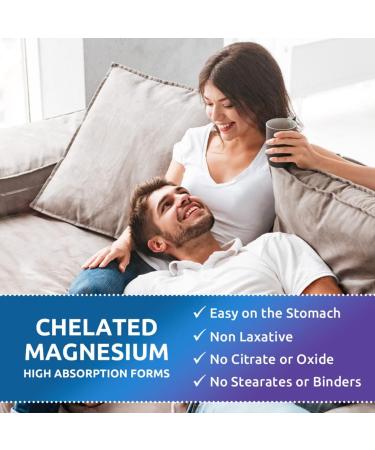 Zentastic 4-in-1 Magnesium Complex - Chelated Magnesium Glycinate Malate Taurate & Lactate - 120 Capsules for Healthy Muscles, Heart, and Bones - Buy Online on GoSupps.com