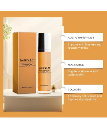 Collagen Body Firming Cream Lift & Firm Cream Moisturizing Body Cream - Luxelift Lift & Firm Body Cream Collagen Body Shaping Cream Natural Moisturizing Cream (2) - Buy Online on GoSupps.com