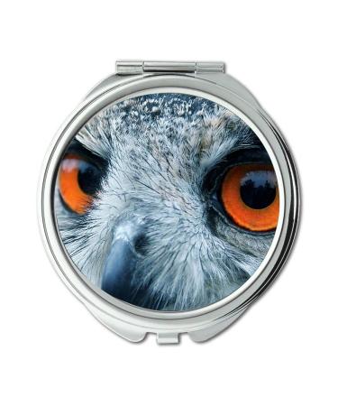 YENDOSTEEN Mirror Compact Mirror owl bakery owl eyes pocket mirror portable mirror