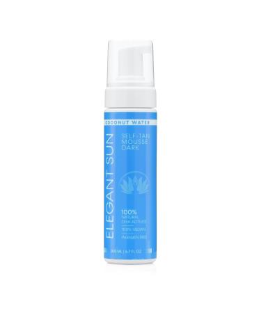 Self Tanner Mousse with Mitt - Coconut Water Foam Odor-Free Vegan & Paraben-Free | Elegant Sun - Buy Online on GoSupps.com