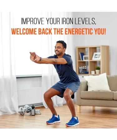 Iron Folic Acid Supplement - 60 Veg Tablets with Zinc Vitamin C & Vitamin B12 for Men & Women | Supports Haemoglobin Production Boosts Immunity & Maintains Iron Level - Buy Online on GoSupps.com