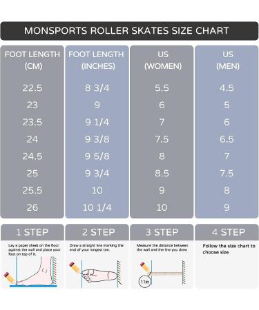 High-top Double Row Roller Skates - Women's Size 9/Men's Size 8 - PU Leather/Suede/Glitter - Indoor/Outdoor Derby Skate - Fast Braking - Black - Buy Online on GoSupps.com