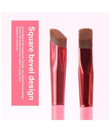 3PC Multi-Functional Eyebrow Brush Set - Professional Angled Contour and Concealer Tool (Black Small) - Buy Online on GoSupps.com