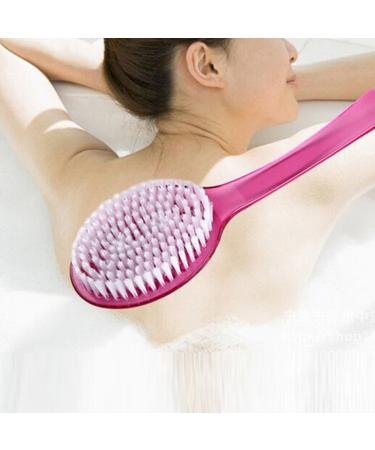 Tarrant Long-Handle Bath/Shower Body Brush and Back Scrubber - Pink - Buy Online on GoSupps.com