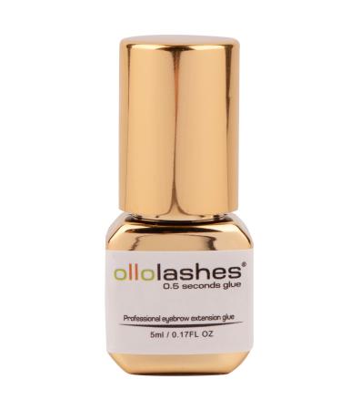 Eyebrow Extension Glue (Not a Cosmetic Eyebrow Gel) 0.5 Seconds Drying Time up to 8 Weeks Retention 5ml Professional Eyebrow Extension Glue for Salon Use Only