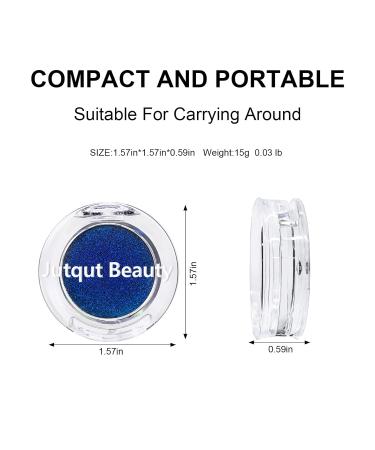 JUTQUT Chameleon Eyeshadow #03 - Highly Pigmented Metallic Glitter & Holographic Multichrome Cream for Long-Lasting Waterproof Eye Makeup - Buy Online on GoSupps.com