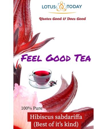 Hibiscus Tea Dried Hibiscus Sabdariffa Flowers in 21 Tea Bags - Herbal Tea - Buy Online on GoSupps.com