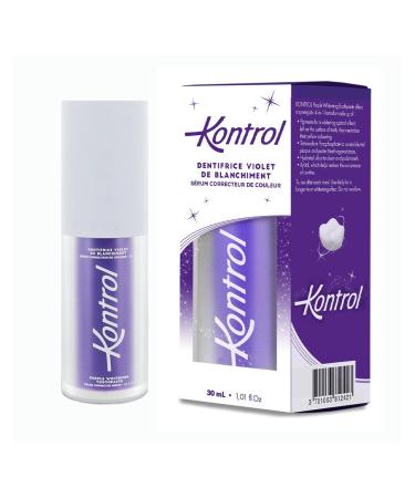 Kontrol Toothpaste Violet Bleaching Colour Correcting Serum 30 ml for a Bright Smile