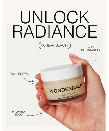 WONDERBALM LIMITED Multi Use Balm All in One Skin Cream Moisturizer for Hair Cuticles Lips and Body Moisturizing Fast Absorbing NonGreasy Olive Oil Shea Butter Vegan Natural Ingredients 20 ml - Buy Online on GoSupps.com