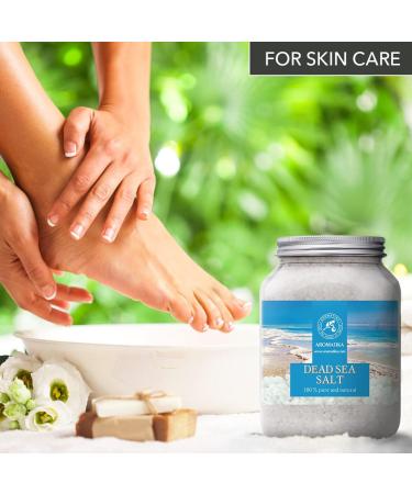 Dead Sea Salt 35 Oz - Natural Bath Salts for Good Sleep, Stress Relief, and Beauty - 1 kg Pack - Buy Online on GoSupps.com