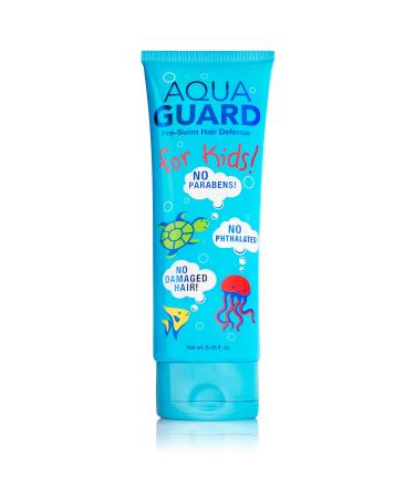AquaGuard Pre-Swim Hair Defense For Kids | Prevents Chlorine Damage  Paraben and Gluten Free  Vegan  Color Safe  Reef Safe  Leaping Bunny Certified | 8.45 oz