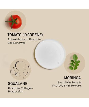 Hydrating Lycopene Serum | Tomato & Olive Squalane for Skin Repair | Boost Hydration with Hyaluronic Acid & Moringa | Clearer Even Complexion - Buy Online on GoSupps.com