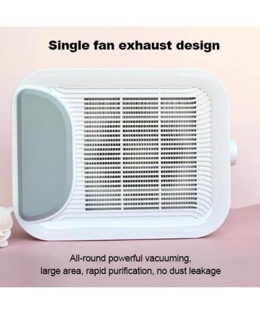 Powerful Nail Dust Collector Rechargeable and portable 60w Multifunctional Suction Fan for Acrylic Gel Nails Polishing Adjustable suction Quiet suitable for hair salon Connect the power supply - Buy Online on GoSupps.com