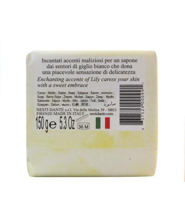 Nesti Dante Amorino Soap - Lily Charm 150g | Luxurious Italian Handmade Soap for All Skin Types | Shop Internationally - Buy Online on GoSupps.com