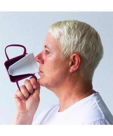 Ornamin 2-Henkel Mug with Drinking Trick 140ml - Green Beak Cup | Special Drinking Aid for Tremors - Buy Online on GoSupps.com