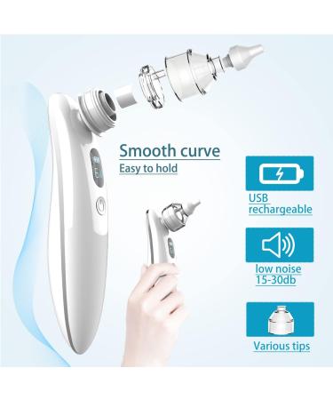 Electric Ear Wax Vacuum Removal Kit | 6 Levels | USB Charging | Safe and Gentle Earwax Sucker for Kids & Adults - Buy Online on GoSupps.com