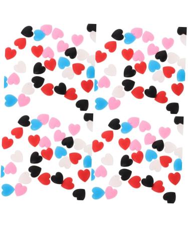 Osaladi 80 pair of anti-slip cover for glasses Repair set for glasses rubber tube handle for glasses children's glasses holder pillow handle glasses accessories glass glasses clip pebbles 1.3x1.2x0.5cmx4pcs different colors x 4 pieces