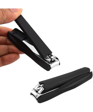 SVAASA Nail Clippers Splash-Proof Nail Clippers Set Stainless Steel Single Creative Diagonal Anti-Splash Nail Cutter Nail Trimmer - Buy Online on GoSupps.com