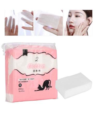 200 Double-Sided Makeup Cotton Pads | Skin-Friendly Compression for Effortless Cleansing | International Shipping Available - Buy Online on GoSupps.com
