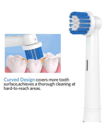 WOJASAL 12 Pack Oral B Braun Compatible Precision Clean Refill Heads - Buy Online on GoSupps.com