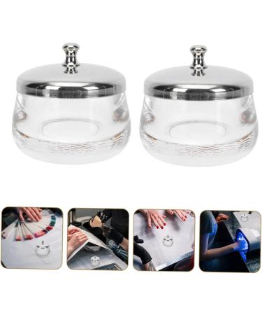 2pi ces Gobelet Verre Pour Dissolvant R cipient Pour Outils De Manucure Gobelet Pour Nail Art Contenant Verre Pour Vernis Ongles Support Pour Loisirs Cr atifs - Buy Online on GoSupps.com