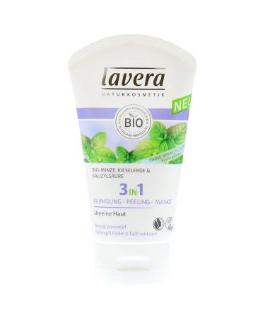 Lavera 3In1 Cleansing Peeling Mask Pack of 2 (2 x 125 ml)