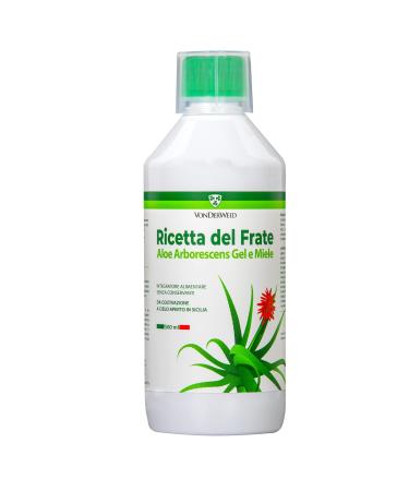 Vonderweid - Recipe of Father Zago Pure Aloe Arborescens Whole Leaf Juice Immunostimulant Nutritional Supplement 500 ML (Classic)