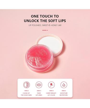 Ikasus Lip Mask - Double Effect Lip Sleep Mask & Scrub for Sensitive Dry Cracked Lips | Moisturizing Peeling Treatment - Buy Online on GoSupps.com