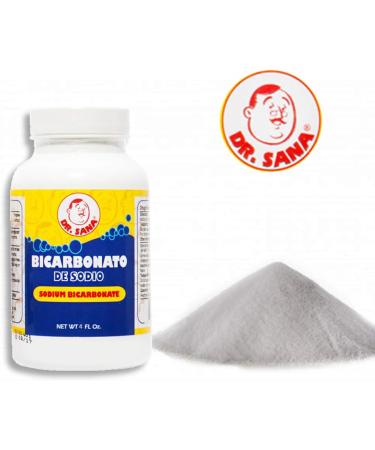 Dr Sana Sodium Bicarbonate 6 OZ - Premium Quality Baking Soda for Multipurpose Use - Buy Online on GoSupps.com