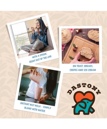 Dastony Macadamia Nut Butter 8 oz | Creamy, Organic & Delicious - Buy Online on GoSupps.com