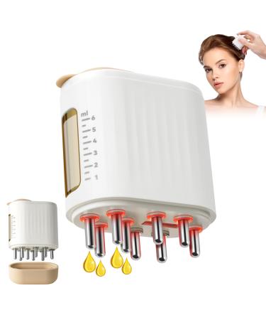 ACWOO 2-in-1 hair oil applicator and scalp massage brush Electric head massage brush hair massage brush hair oil application for hair treatment