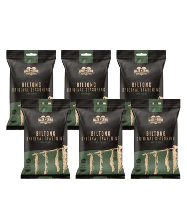 Made For Drink Biltong Original Seasoning - Premium Bar Snacks Made For Beer Keto Friendly 100% Grass Fed Irish Beef Free From 14 Major Allergens We Are 100% Carbon Neutral - 6 x 30g Gift Set Biltong | 6 x 30g Gift Set