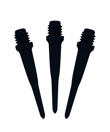 CyeeLife-Professional Soft Dart Tips 2BA 100/250/500 Packs Plastic Points-CL21 Style-5Colors Black 500pcs