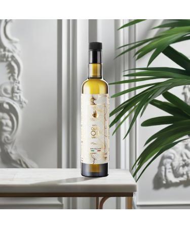 CARAVELLA FINE FOOD CARAVELLA FINE FOOD Extra Premium Virgin Olive Oil 500ml - 100% Italian Fresh Harvest Cold Pressed Rich in Smooth and Fruity Polyphenols for Spaghetti Seafood Ideal for Gift