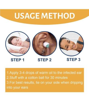 Ear Ringing Relief Drops | Tinnitus Treatment Oil for Deafness & Earache | Natural Hearing Care Solution - Buy Online on GoSupps.com