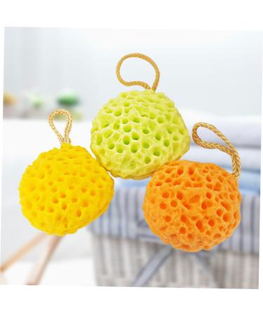 FRCOLOR Set of 6 Schauball Honeycomb Bath Ball Shower Ball Bath Sponge Bee Honeycomb Bath Flower No Latex - Buy Online on GoSupps.com