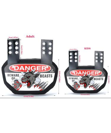 Football Back Plate - DUTYBOD Lower Back Protector Shield for Youth & Adult - Buy Online on GoSupps.com