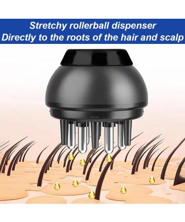 Shop Anevios 2-in-1 Scalp Massage Brush & Hair Applicator Bottle | Essential Oil Serum & Hair Treatment Tool - Buy Online on GoSupps.com