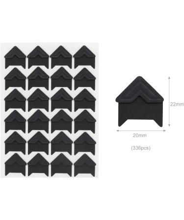 360 Pieces Self Adhesive Photo Corners  Naler 15 Sheets Photo Mounting Corners for Scrapbook  Picture Album  Journal  Black - Buy Online on GoSupps.com