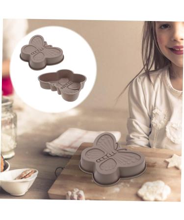 Zerodeko 2pcs Butterfly Cake Mold Silicone Molds Chocolate Jelly Mold Home Cake Mold Making Tools Household 17.6X14.8CM Random Color - Buy Online on GoSupps.com