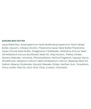 The Body Shop Satsuma Body Butter 1.7 oz - Nourishing Citrus Moisturizer for All Skin Types - Buy Online on GoSupps.com