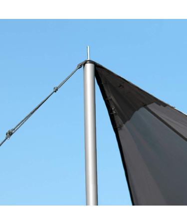 Sutekus Steel Rod Tent Pole Replacement 2pc Set | Adjustable Bars | Black - Buy Online on GoSupps.com