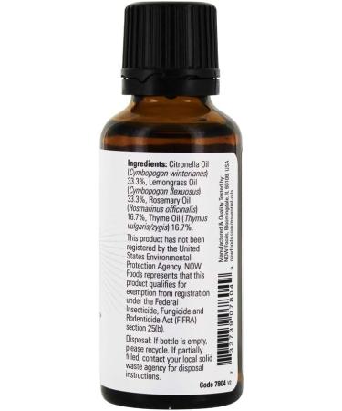 NOW Foods Essential Oils Bug Ban Blend - 1 fl. oz. | Natural Insect Repellent | International Shipping Available - Buy Online on GoSupps.com