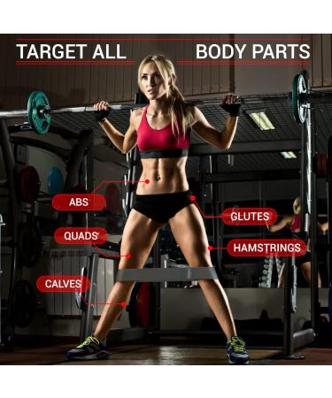 Desire Deluxe Resistance Band Set for Men & Women - Elastic Stretch Workout Equipment for Physical Therapy, Pilates, Yoga - Home Fitness Accessories - Pack of 3 - Buy Online on GoSupps.com